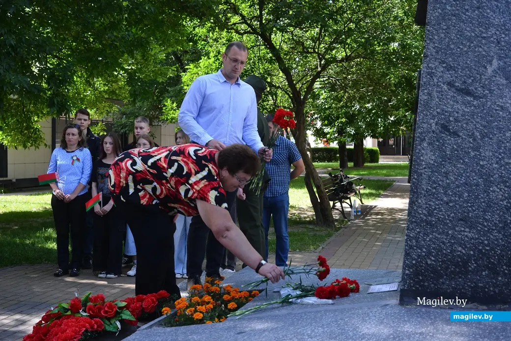 25 июня 2024 г. Могилев, ул.Первомайская. Торжественное мероприятие памяти героя Советского Союза Ивана Лазаренко.