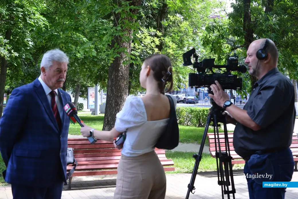 25 июня 2024 г. Могилев, ул.Первомайская. Торжественное мероприятие памяти героя Советского Союза Ивана Лазаренко.