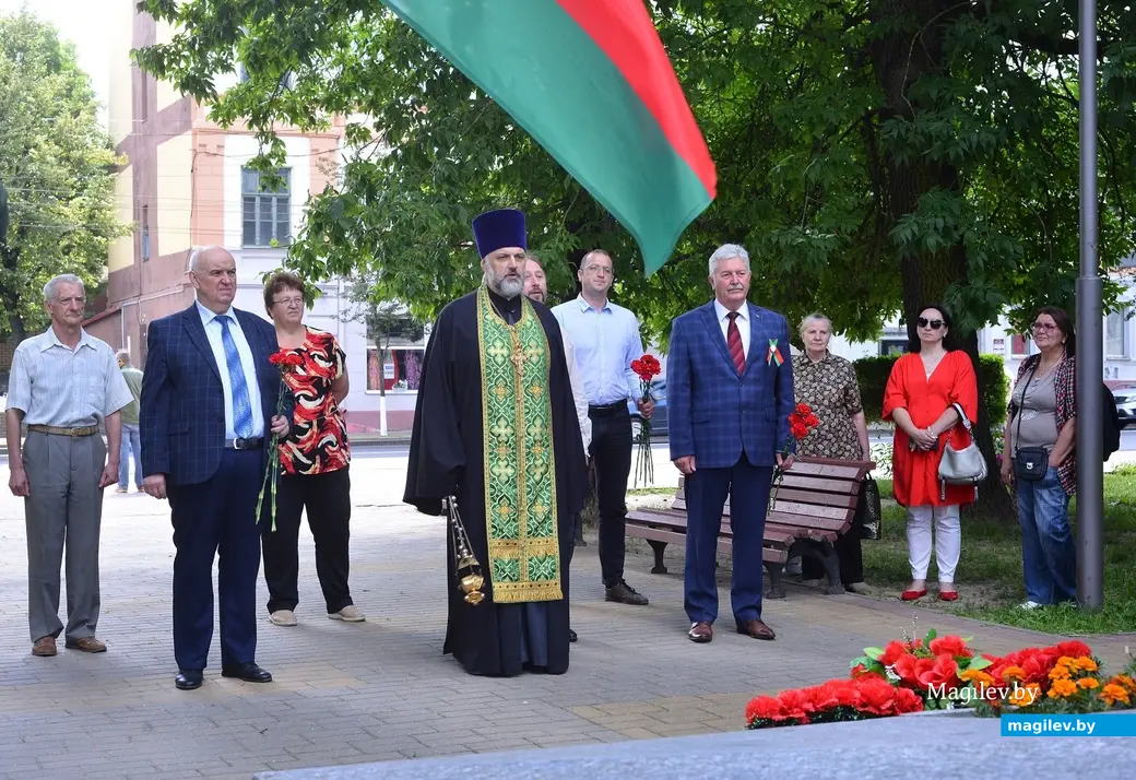 25 июня 2024 г. Могилев, ул.Первомайская. Торжественное мероприятие памяти героя Советского Союза Ивана Лазаренко.