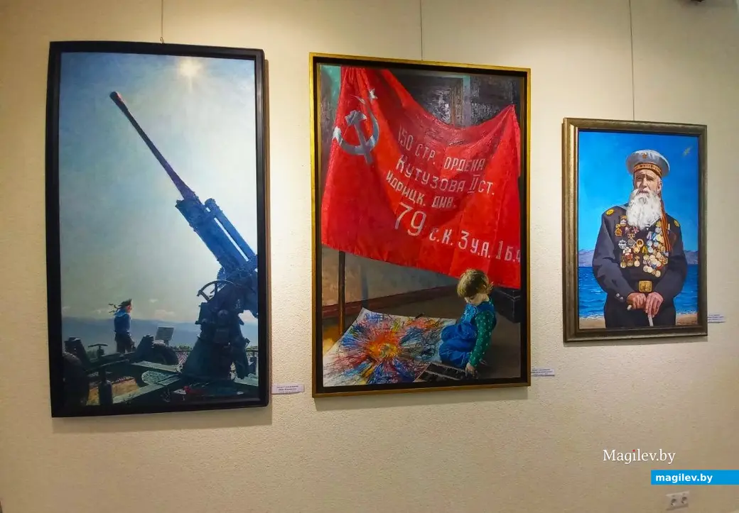 28.06.2024 г.,Могилев, выставочный зал музея истории города. Выставка «Пространство мира и созидания».