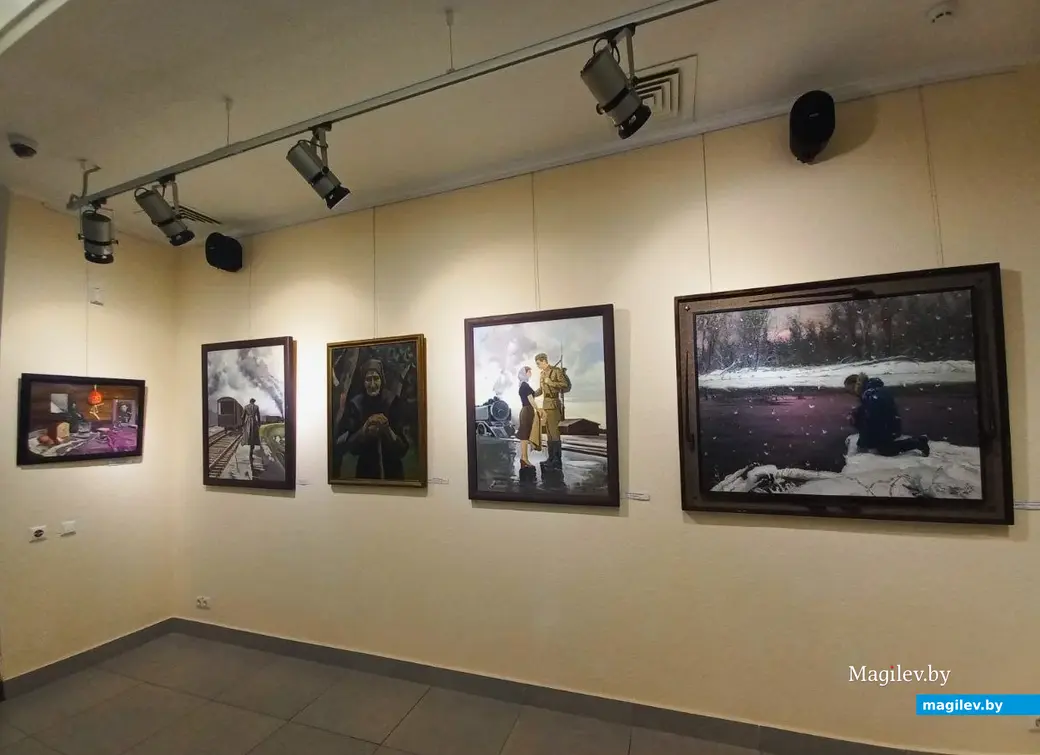 28.06.2024 г.,Могилев, выставочный зал музея истории города. Выставка «Пространство мира и созидания».