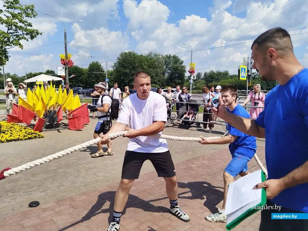 Могилев, 29 июня 2024 года. Конкурс «Самый сильный могилевчанин».