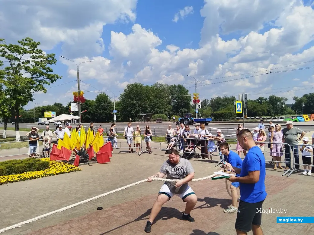 Могилев, 29 июня 2024 года. Конкурс «Самый сильный могилевчанин».