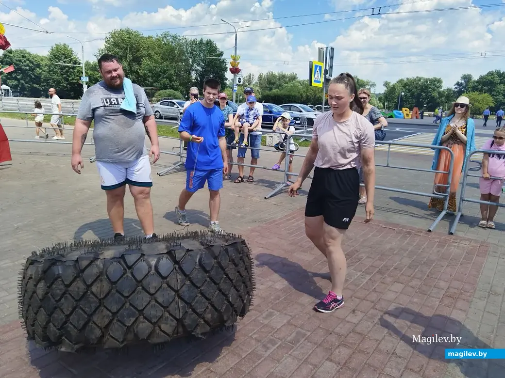 Могилев, 29 июня 2024 года. Конкурс «Самый сильный могилевчанин».