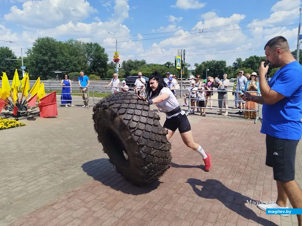 Могилев, 29 июня 2024 года. Конкурс «Самый сильный могилевчанин».