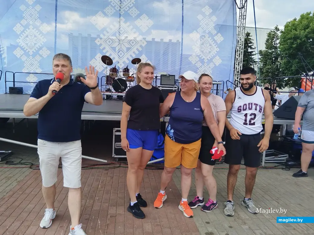 Могилев, 29 июня 2024 года. Конкурс «Самый сильный могилевчанин».