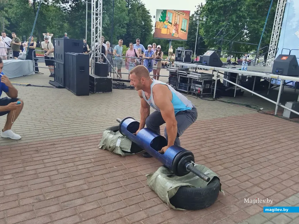 Могилев, 29 июня 2024 года. Конкурс «Самый сильный могилевчанин».