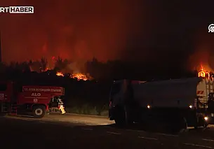 Несколько регионов Турции охватили лесные пожары. Перекрыта дорога на курорт