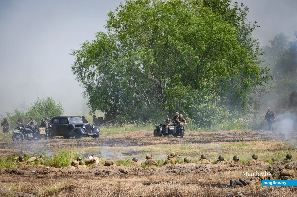 30.06.2024. Щатково, Бобруйский район. Военно-историческая реконструкция Бобруйской