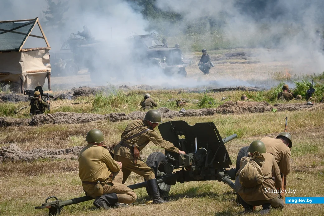 30.06.2024. Щатково, Бобруйский район. Военно-историческая реконструкция Бобруйской