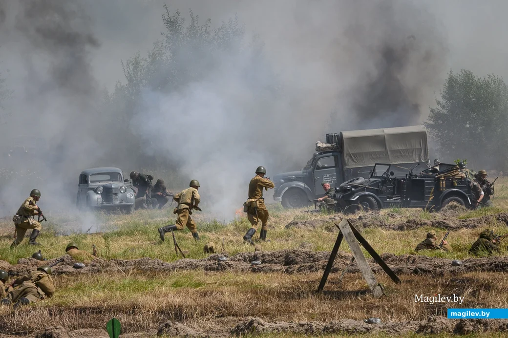 30.06.2024. Щатково, Бобруйский район. Военно-историческая реконструкция Бобруйской