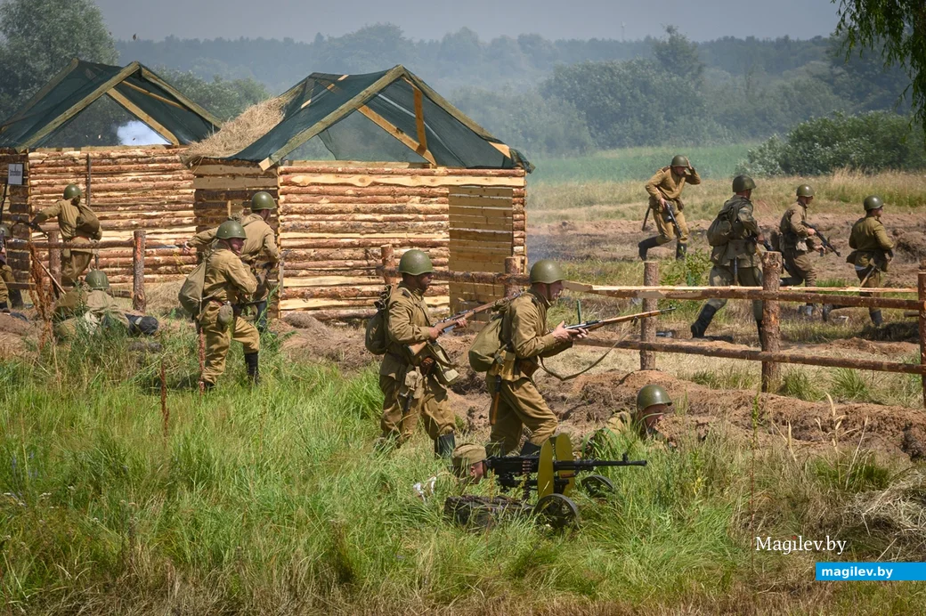 30.06.2024. Щатково, Бобруйский район. Военно-историческая реконструкция Бобруйской