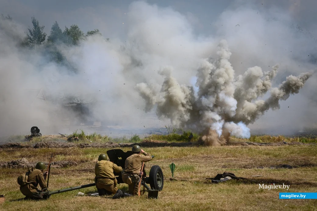 30.06.2024. Щатково, Бобруйский район. Военно-историческая реконструкция Бобруйской