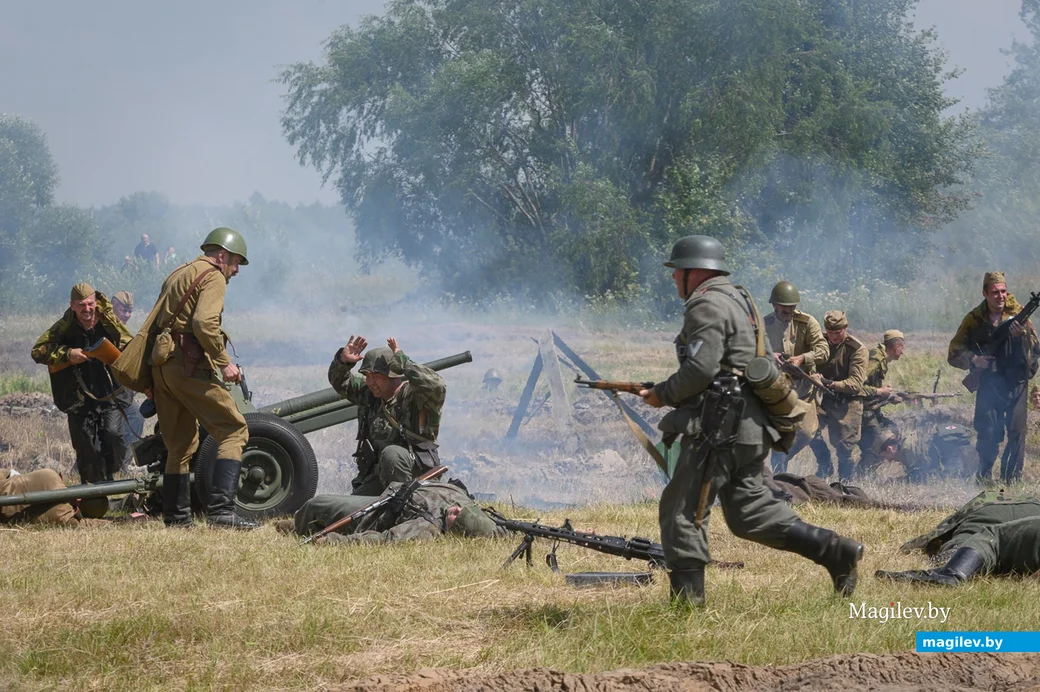 30.06.2024. Щатково, Бобруйский район. Военно-историческая реконструкция Бобруйской