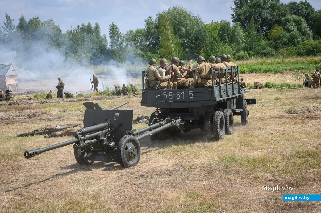 30.06.2024. Щатково, Бобруйский район. Военно-историческая реконструкция Бобруйской