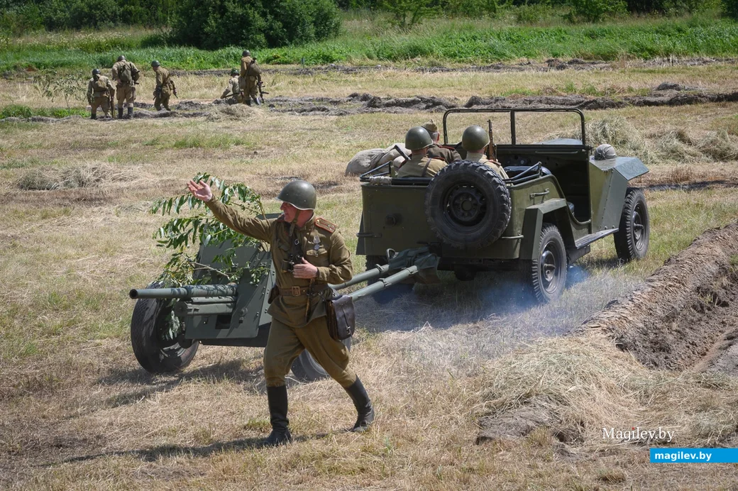 30.06.2024. Щатково, Бобруйский район. Военно-историческая реконструкция Бобруйской