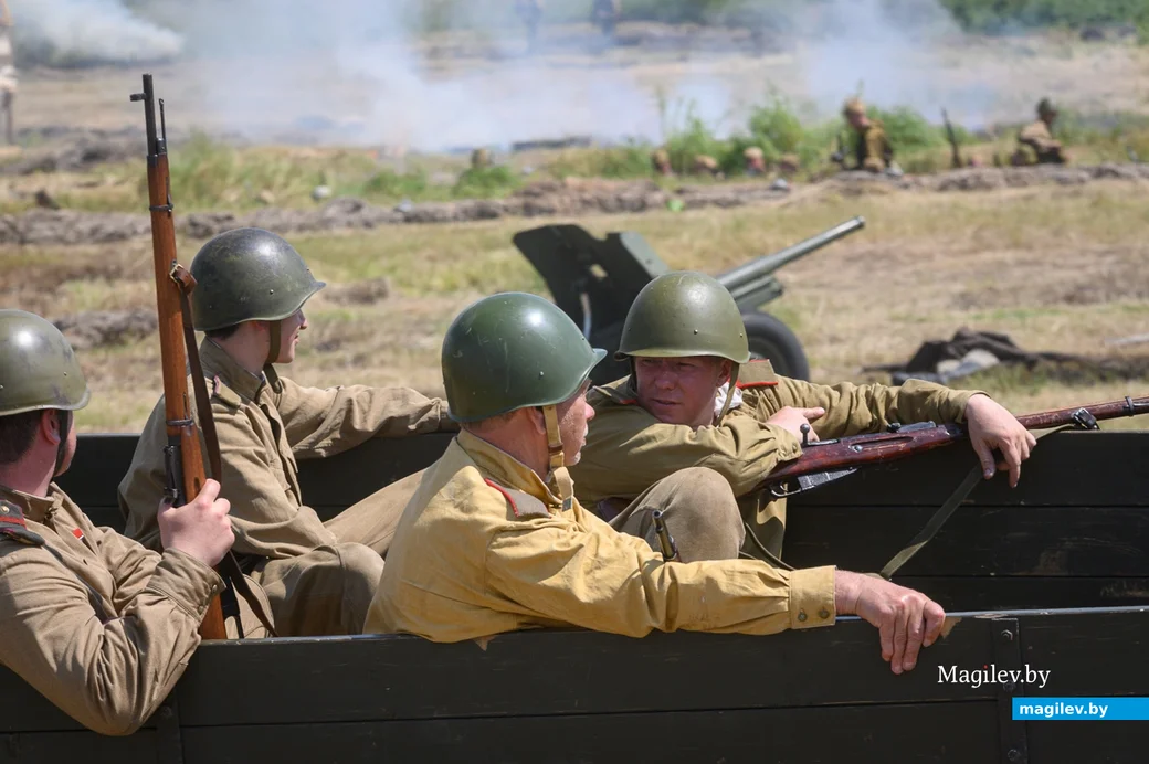 30.06.2024. Щатково, Бобруйский район. Военно-историческая реконструкция Бобруйской