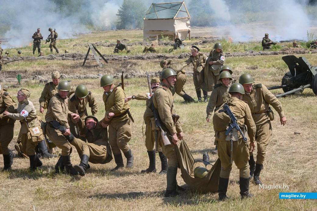 30.06.2024. Щатково, Бобруйский район. Военно-историческая реконструкция Бобруйской