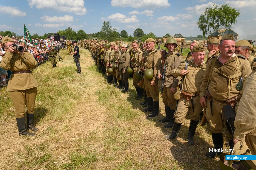 30.06.2024. Щатково, Бобруйский район. Военно-историческая реконструкция Бобруйской