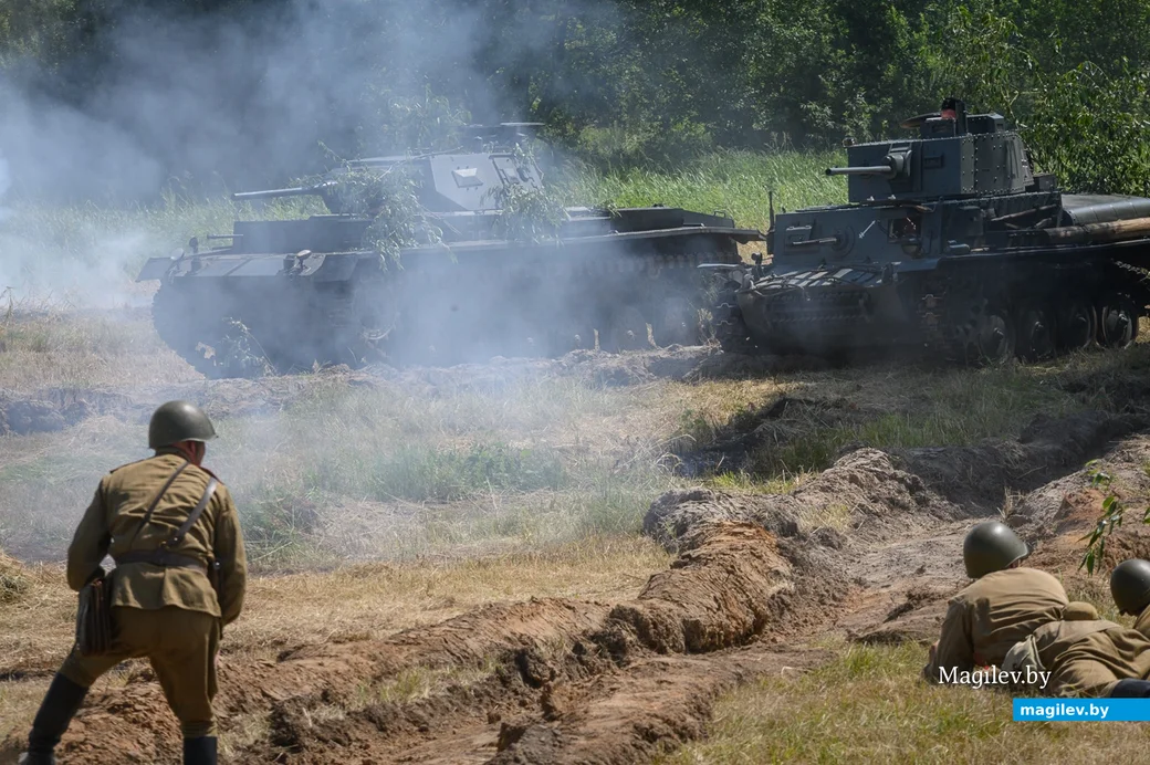 30.06.2024. Щатково, Бобруйский район. Военно-историческая реконструкция Бобруйской