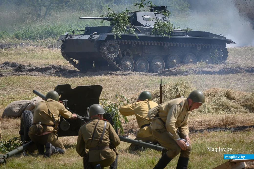 30.06.2024. Щатково, Бобруйский район. Военно-историческая реконструкция Бобруйской