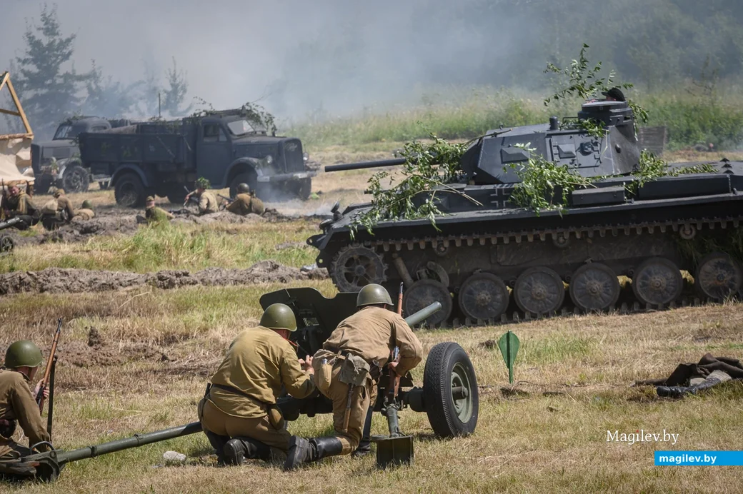 30.06.2024. Щатково, Бобруйский район. Военно-историческая реконструкция Бобруйской