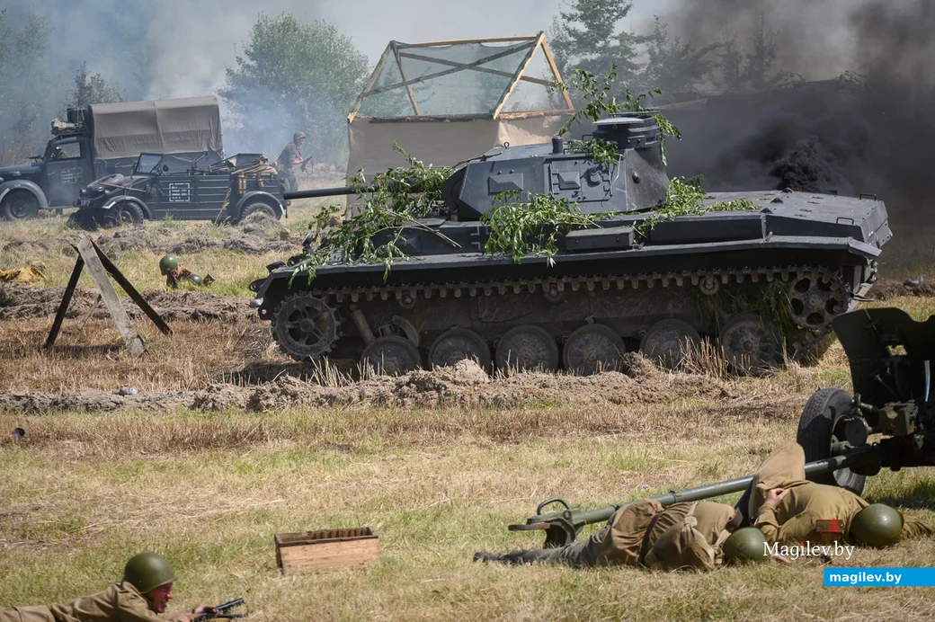 30.06.2024. Щатково, Бобруйский район. Военно-историческая реконструкция Бобруйской