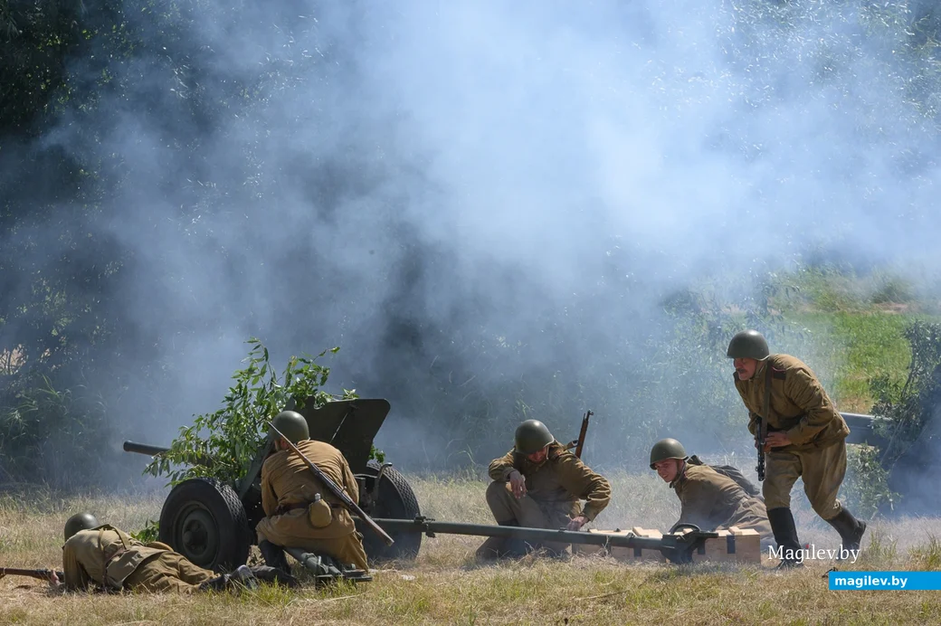 30.06.2024. Щатково, Бобруйский район. Военно-историческая реконструкция Бобруйской
