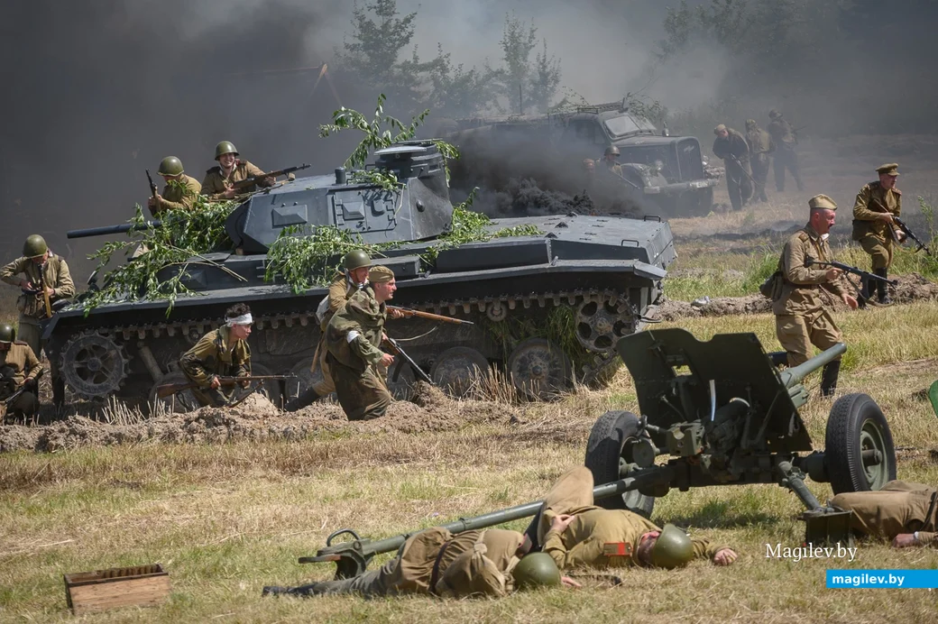 30.06.2024. Щатково, Бобруйский район. Военно-историческая реконструкция Бобруйской