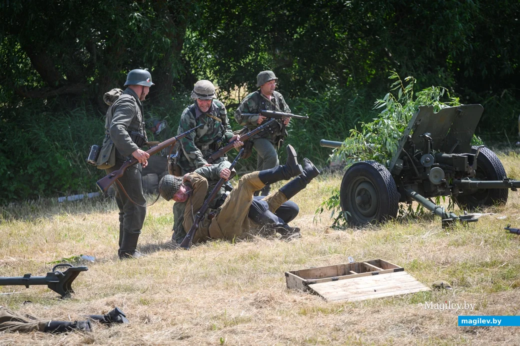 30.06.2024. Щатково, Бобруйский район. Военно-историческая реконструкция Бобруйской