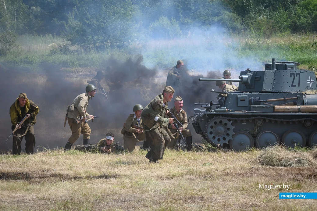 30.06.2024. Щатково, Бобруйский район. Военно-историческая реконструкция Бобруйской