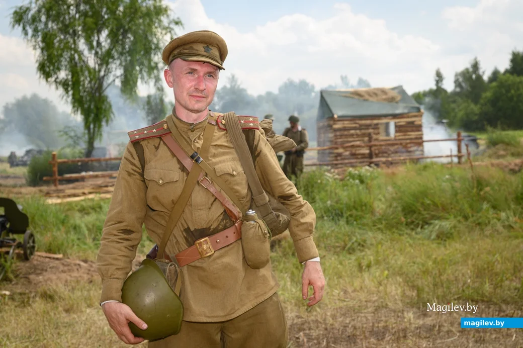 30.06.2024. Щатково, Бобруйский район. Военно-историческая реконструкция Бобруйской