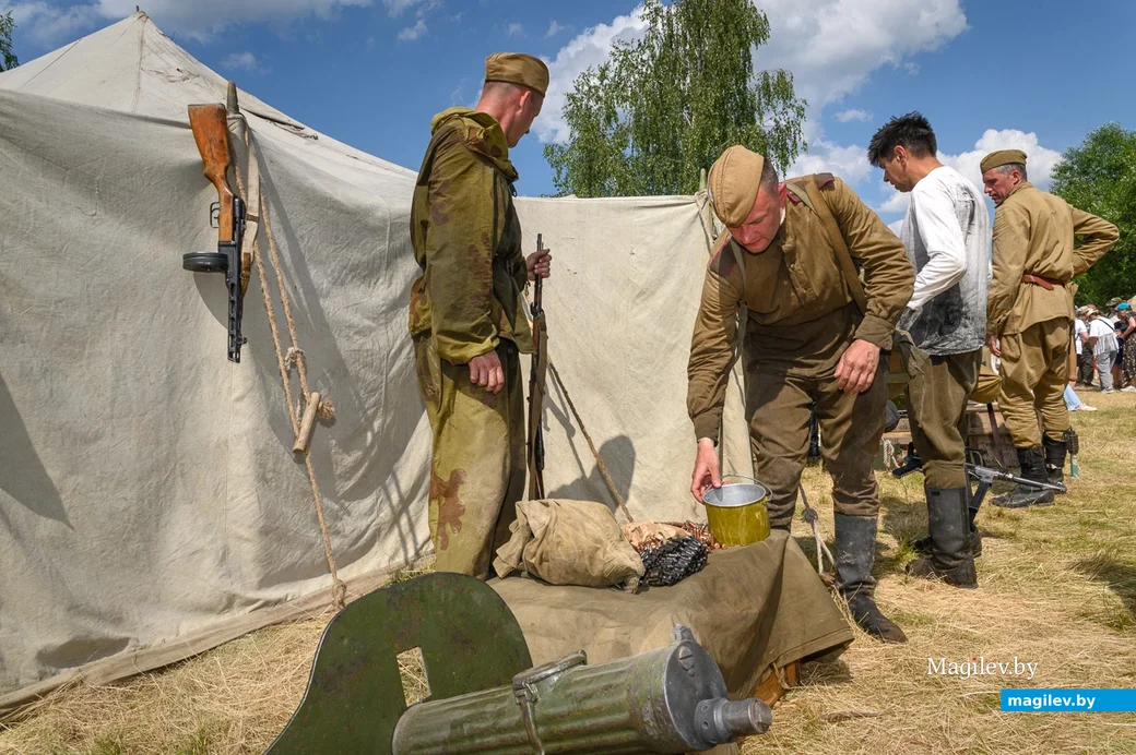 30.06.2024. Щатково, Бобруйский район. Военно-историческая реконструкция Бобруйской