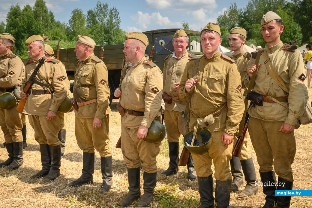 30.06.2024. Щатково, Бобруйский район. Военно-историческая реконструкция Бобруйской