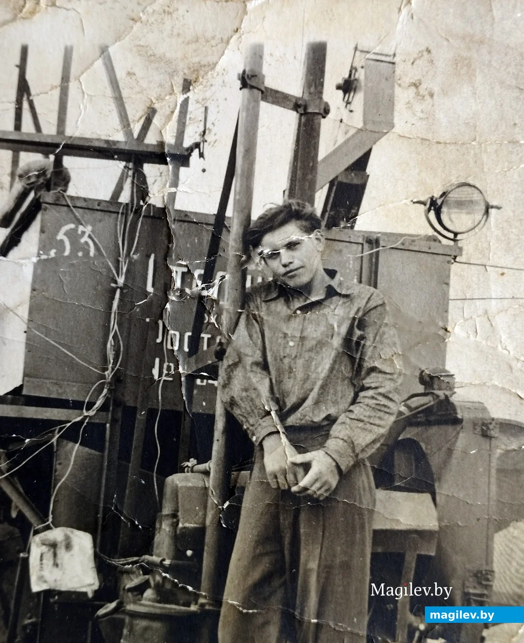 1955 год. Владимир Семенович Барановский в Караганде.