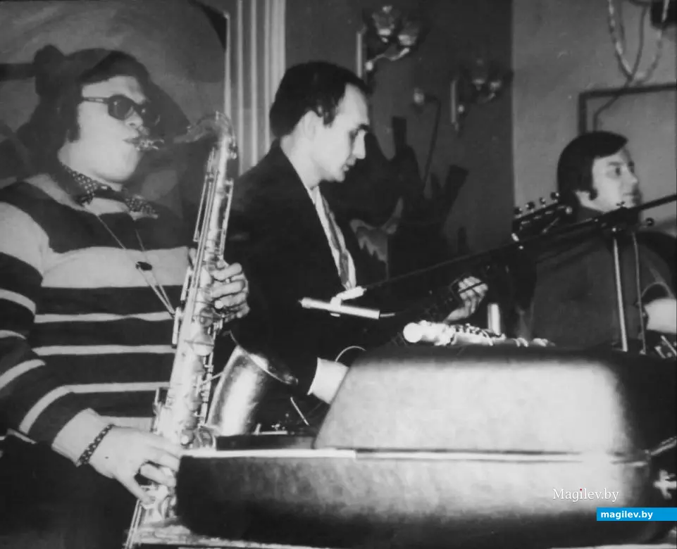 1970-е годы, Могилев. Слева направо: Михалевич, Яшнов, Катков.