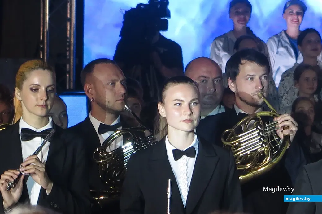 3 июля 2024 г. Могилев, пл. Славы. На праздничном концерте.