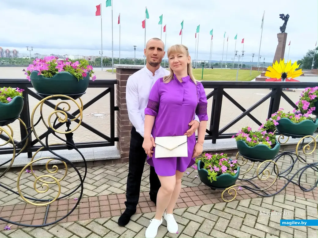 05.07.2024 г. Могилев, ЗАГС. Молодожены недели Андрей Балахонов и Наталья Агеева.