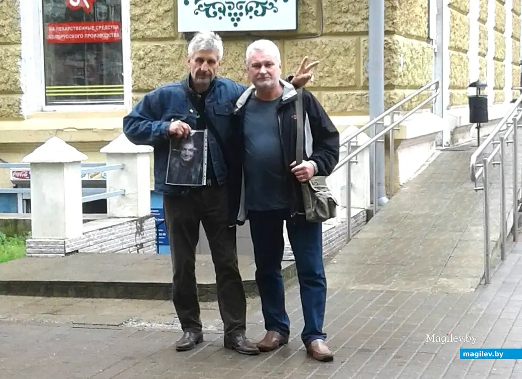 2018 год, Могилев. Фрагмент одного из перфомансов, посвященных Александру Пьянзину.