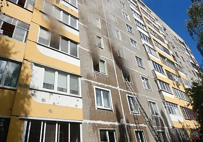 Оставил на плите самогонный аппарат: пожар в могилевской квартире