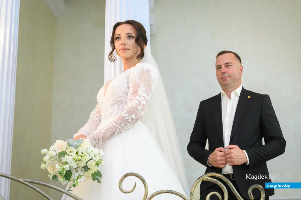 12.07.2024, Бобруйск. Молодожены Виктория Хомичук и Олег Долгодилин.