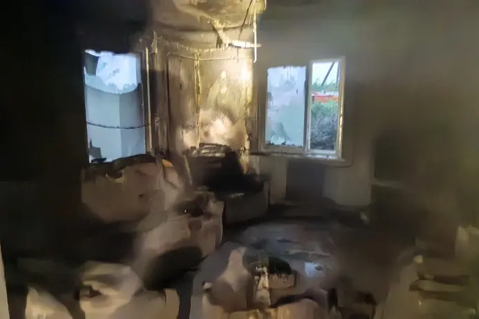 14.07.2024 г. Пожар в деревне Безуевичи Славгородского района. Фото: Могилевское областное УМЧС