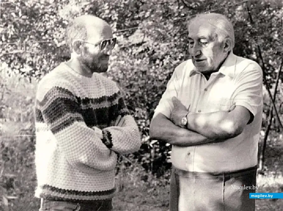 1990-е годы. Наум Сандомирский и Сергей Граховский. Фото из архива Сандомирского.