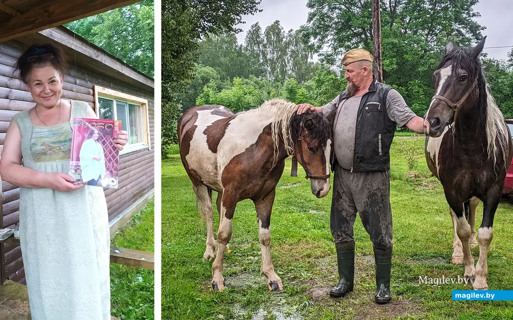 11.06.2024. Краснопольский район. Радушные хозяева усадьбы «РосСветы» Светлана и Петр