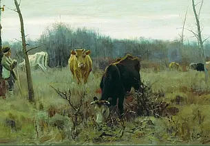 Выставка одной картины: работа Алексея Степанова «На пастбище» в Могилеве