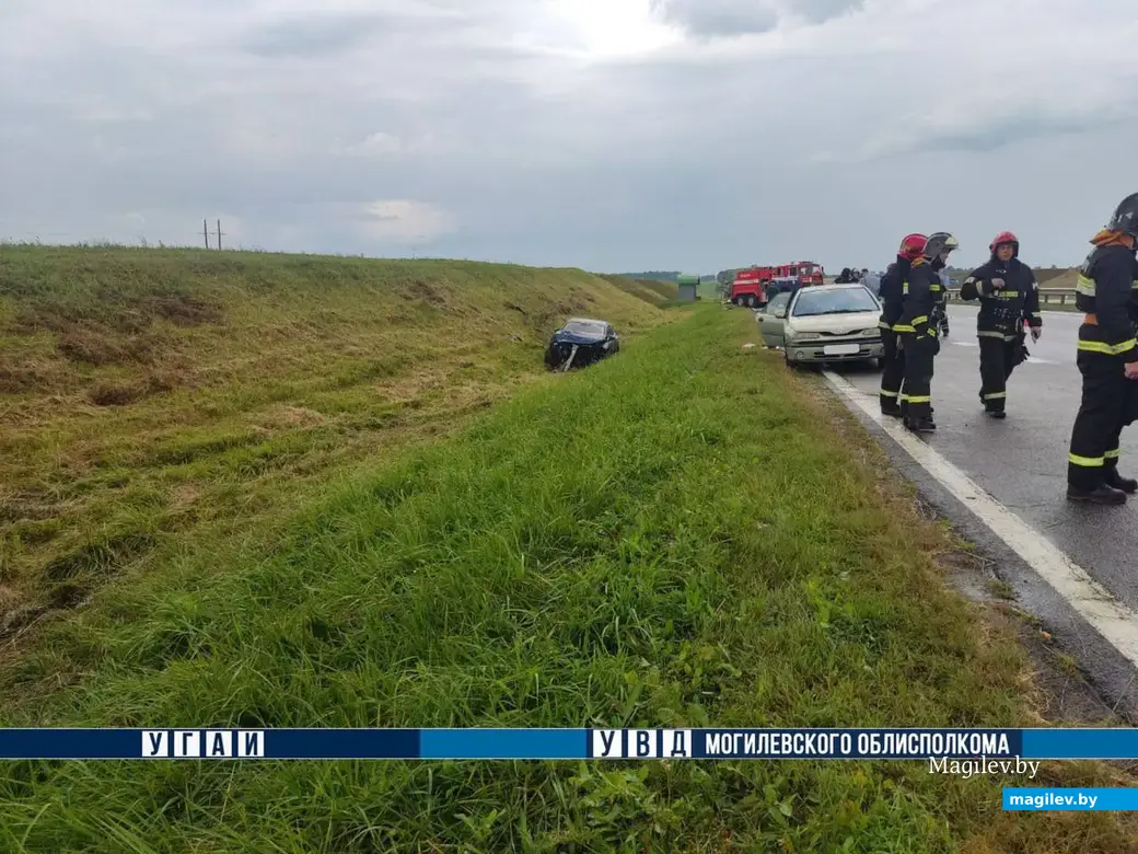 18.07.2024 г. Белыничский район. Фото с места ДТП: УГАИ УВД облисполкома