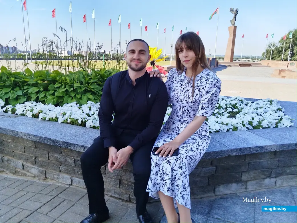 19.07. 2024 г. Могилев. ЗАГС. Молодожены недели Дарья и Игорь Ратнеры.