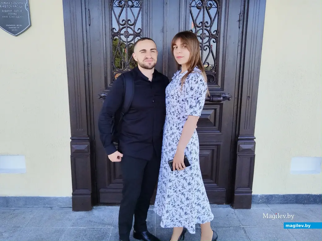 19.07. 2024 г. Могилев. ЗАГС. Молодожены недели Дарья и Игорь Ратнеры.
