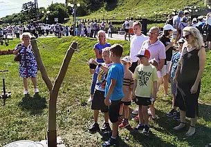 Пожарные-спасатели отметили профессиональный праздник вместе с жителями Могилева