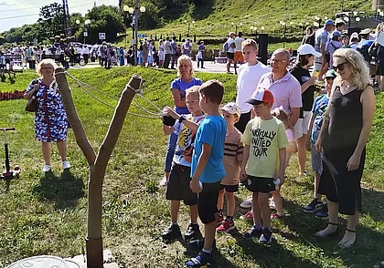 Пожарные-спасатели отметили профессиональный праздник вместе с жителями Могилева